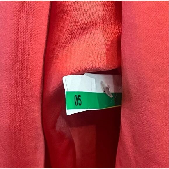 A.L.C. Joss Womens Satin Asymmetric Mini Dress in Hibiscus NWT Size 6 - Picture 5 of 7